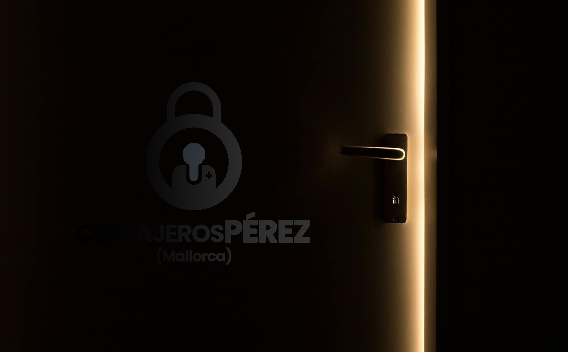 Puerta con logo